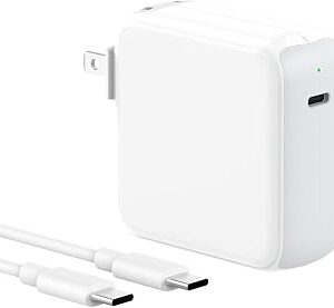 Charger for MacBook Air MacBook Pro 13 14 15 16 inch 2025 2024 2023 2022 2021 2020, M1 M2 M3 M4 Laptop 70W USB C Power Adapter, iPad, LED, 6.6FT USB-C Cable, Charging as Fast as Original Quality