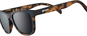goodr Bosley's Basset Hound Dreams Polarized Sunglasses, Medium Sized (OG), Brown Translucent Frames with Brown Non-Reflective Glare Reducing Lenses, UV400 Protection, No Slip, No Bounce