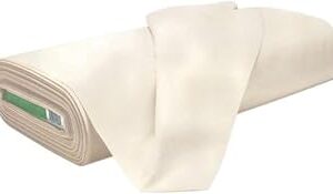 AK TRADING CO. Muslin Fabric/Textile Unbleached - Draping Fabric - Natural 10 Yards Medium Weight - 100% Cotton (63in. Wide)