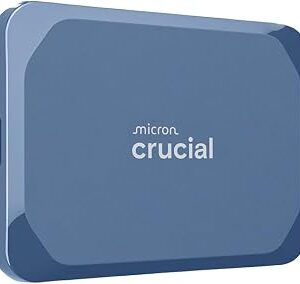 Crucial X10 8TB Portable SSD, Up to 2,100MB/s, USB 3.2 USB-C, External Solid State Drive, Compatible with Windows, Mac & Android, Durable Storage for Games, Photos & Files, Blue - CT8000X10SSD9-02