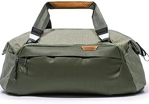 Peak Design Travel Duffel, Extra-Wide Single Zip Access, Weatherproof Shell, 4 External Pockets, Fits Packing Cubes & Camera Cubes, Ideal for Weekend Trips, Versatile Duffel Bag for Travel