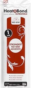 HeatnBond UltraHold Iron-On Adhesive, 17 Inches x 1 Yard