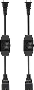 2Pcs Reptile Dimming Thermostat for Temperature Control, Dimmer Switches for Heating Pad & Heat Lamp, Reptile Knob Dimmer 200W MAX