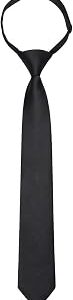 Enlision Boys Ties Solid Color Pre-Tied Kids Necktie for Age 8-12 Adjustable Woven Formal Kids Tie Wedding School Graduation