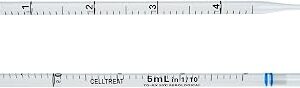 Celltreat Scientific Products 229005B Standard-Length Serological Pipette, 5Ml, Indv. Wrap, Paper/Plastic, Sterile; 200/Cs, Fluid_Ounces, Degree C, Polystyrene, (Pack of 200)