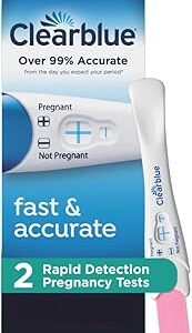 Clearblue Rapid Detection Pregnancy Test, Home Pregnancy Kit, 2 Count