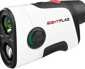 GF2 Golf Rangefinder with Slope, 1300 Yards Laser Range Finder, 7.5X Magnification, Flag Pole Locking Vibration 0.3 Yard Accuracy, Rechargeable Magnetic Golf Accessories Gift for Men Women