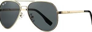 Pro Acme Kids Aviator Sunglasses for Boys Girls, Polarized Small Face for Youth Juniors Age 3-18, with Two Sizes 50MM 52MM