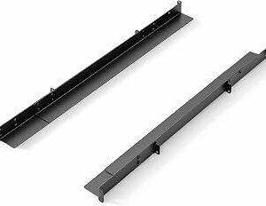 Shimeyao 1 Set 1U Rack Mount Rails Universal 4 Post Server Rack Rail Shelf 24-36 Inch Adjustable Depth 220 lb Capacity for 1U Server Shelf Computer Cabinets Network Equipment IT Accessories