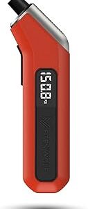 ETENWOLF T300 Digital Tire Pressure Gauge 3-200 PSI, Industrial Tire Gauge Calibrated to ANSI B40.7 Grade 2A(Plus-Minus 0.5%), Replaceable AAA Batteries (Vivid Orange)