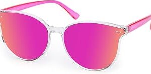Kids Sunglasses, Sunglasses for Kids Children, Mirrored Sunglasses for Girls Boys Toddler UV400 Age 3-10