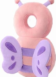 PandaEar Baby Head Protection Backpack, Toddler Walking Head Protector, Adjustable Head Protector Pad Safety Cushion (Pink)