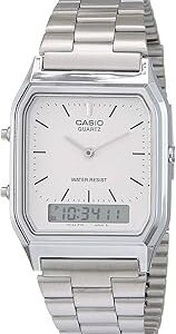 Casio - Mens Watch - AQ230A7D, Silver, Core