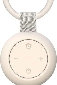 Portable Baby Sound Machine [White Noise for Babies Kids Adults][Timer Function][12 Soothing Sounds][Sleep Soother] 15 Hours Battery Life, Travel,Registry,Gifts,Shower,Clips on Baby Stroller