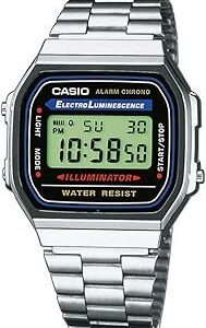 Casio Men's Vintage A168WA-1 Electro Luminescence Watch