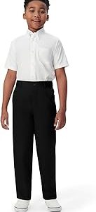 French Toast Boys Pull-On Relaxed Fit School Uniform Pant (Standard & Husky)
