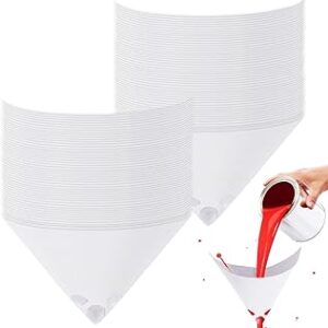 MAQIHAN 100PCS Paint Strainers Paper Cone Paint Mixing Cup Strainer Fine Mesh Filters Funnel Filter Disposable Spray Gun Sprayer Accessories Automotive Body Repair Paint Tools & Equipment