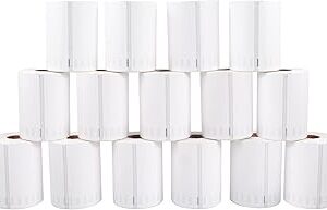L LIKED 3300 PCS 4x6 Direct Thermal Shipping Labels (220 Labels/Roll, 15 Rolls), Perforated White & Strong Adhesive, Compatible with DYMO 4XL 1744907, Zebra, Rollo