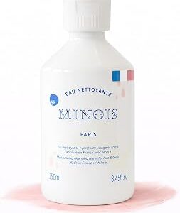 MINOIS PARIS Micellar Cleansing Water for Babies | No-Rinse Hydrating Micellar Water for Face & Body | Baby Essential with Natural Ingredients | Gentle Baby Skin Care Made in France | 250 ml