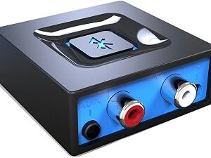 Bluetooth Audio Adapter for Music Streaming Sound System, Esinkin Wireless Audio Adapter Works with Smartphones and Tablets, Bluetooth Receiver for Home Stereo