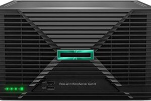 Hewlett Packard Enterprise ProLiant MicroServer Gen11 Tower Server, Intel Xeon 6315P Processor, 16GB Memory, External 180W US Power Supply (HPE Smart Choice P86811-005)