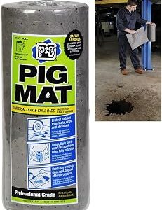 New Pig 25201 15 in. x 50 ft. Universal Light-Weight Absorbent PIG Mat Roll