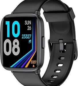 LIVIKEY Fitness Tracker Watch with Heart Rate Monitor, Activity Tracker with Pedometer, Sleep Monitor, Calories & Step Counter, IP68 Waterproof Smart Watches for Women Men Fitness Watch for Sports