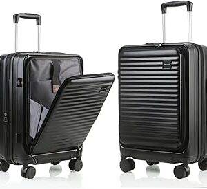 Carry On Luggage Airline Approved, 20 Inch Expandable PC Hardside Lightweight Suitcases with Spinner Wheels and TSA Lock