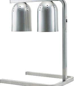 Winco EHL-2C Stainless Steel Electric Heat Lamp,Silver