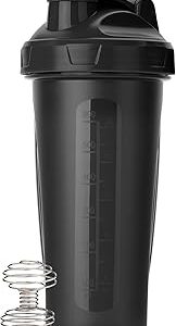 Mr. Pen- Shaker Bottles for Protein Mixes, 28 oz, Shaker Bottle with Wire Whisk Ball, Protein Shaker Bottle, Shaker Cup, Protein Shaker, Protein Shake Bottle, Bottle Shaker, Shake Bottle
