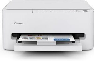 Canon PIXMA TS4320 Wireless Color Inkjet Printer for Duplex Printing, White – Home Printer with Copier/Scanner, Compact Design, Easy Setup, 1 Year Limited Warranty