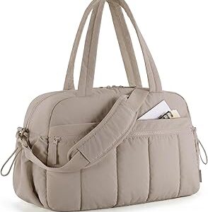 BAGSMART Gym Bag for Women, Duffle Bag for Travel with Wet Pocket, Lightweight Carry on Weekender Duffel, Water Resistant