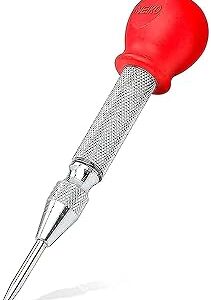 NEIKO 02638A 5-Inch Automatic Center Punch for Metal, Adjustable Impact Spring Loaded Center Punch Tool, Spring Punch, Center Punch Spring Loaded, Auto Center Punch