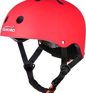 KAMUGO Kids Adjustable Helmet, Suitable for Toddler Kids Ages 2-14 Boys Girls, Multi-Sport Safety Cycling Skating Scooter Helmet