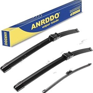 3 wipers Replacement For 2011 2012 2013 2014 2015 2016 2017 BMW X3, Windshield Wiper Blades Original Equipment Replacement - 26+20+13 (Set of 3) Side Lock