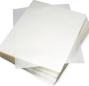 Amazon Basics Clear Thermal Laminating Plastic Paper Laminator Sheets, 9 x 11.5-Inch, 200-Pack, 2.8mil