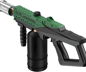 KOACKL Propane Torch Gun | Adjustable Flame Thrower Gun | Gas Welding Kits Blow Torch for Ooutdoor Welding, Campfire & Charcoal (Propane Tank Not Included)