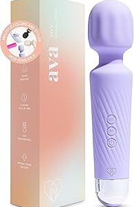 Ava Vibrator Sex Toys – 4 Hour Battery Life | Water Resistant Body Safe Silicone | Clitoral Vibrators Couples Sex Toy with multi patterns and speeds– Clit Stimulator Vibrator for Women – Discreet Gift