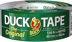 The Original Duck Brand Duct Tape, 1-Pack 1.88 Inch x 60 Yard, Silver (394475)