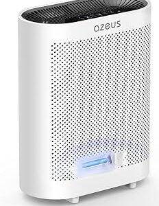 AZEUS True HEPA Air Purifier for Home, Up to 2160 sq ft Large Room, UV light | Ionic Generator | Office or Commercial Filter 99.97% Pollen Smoke Dust Pet Dander Auto Mode Sensor