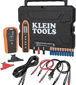 Klein Tools ET450 Advanced Underground Circuit Breaker Finder and Wire Tracer Kit for Energized and Non-Energized Breakers, Fuses, and Wires