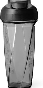 YETI Yonder Helimix Vortex Blender Shaker Bottle Holds up to 27oz | No Blending Ball or Whisk | USA Made | Portable Pre Workout Whey Protein Drink Shaker Cup | Dishwasher Safe, Charcoal