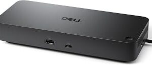Dell Pro Dock WD25 - USB Type-C with DP Alt Mode Connector, DisplayPort/HDMI/USB 3.2 Gen2 Connectivity, Up to 100-Watt Power delivery - Black