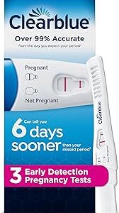 Clearblue Early Detection Pregnancy Test, 3 Ct