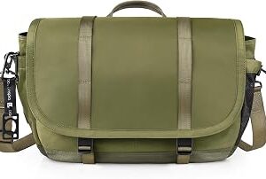 Expandable Messenger Bag Fit 16 Laptop for Men Women Work College Office Computer