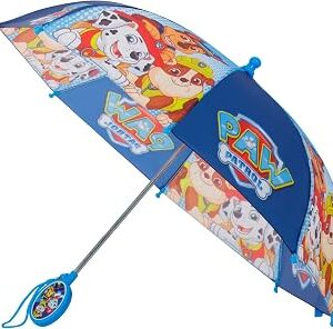 Nickelodeon Kids Umbrella, Paw Patrol Toddler and Little Boy Rain Wear for ages 3-6