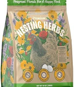 Eaton Pet and Pasture Premium Nesting Herbs, Aromatic Blend for Nesting Boxes & Chicken Coop, Natural Refresher & Pest Deterrent