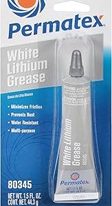 Permatex 80345 White Lithium Grease, 1.5 oz.