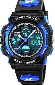 ATIMO LED Multi Function Waterproof Watch for Kids - Kids Gifts