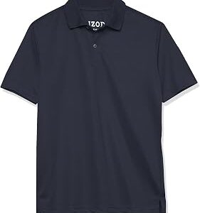 Izod Boys' School Uniform Performance Short Sleeve Solid Polo